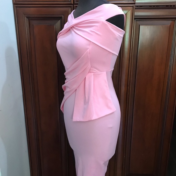 Pink CBR Fitted Dress - Picture 2 of 5